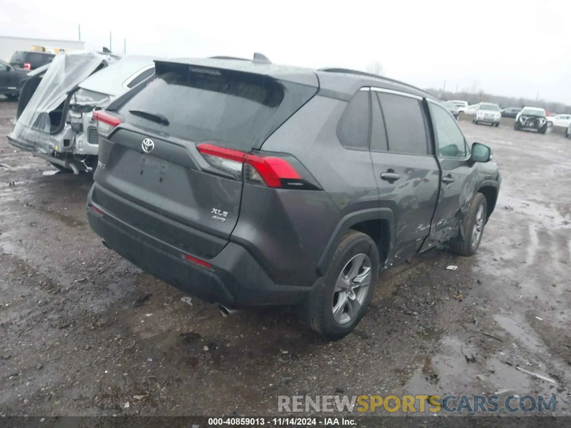 4 fotografías del automóvil dañado 2T3P1RFV3NC268046 TOYOTA RAV4 2022