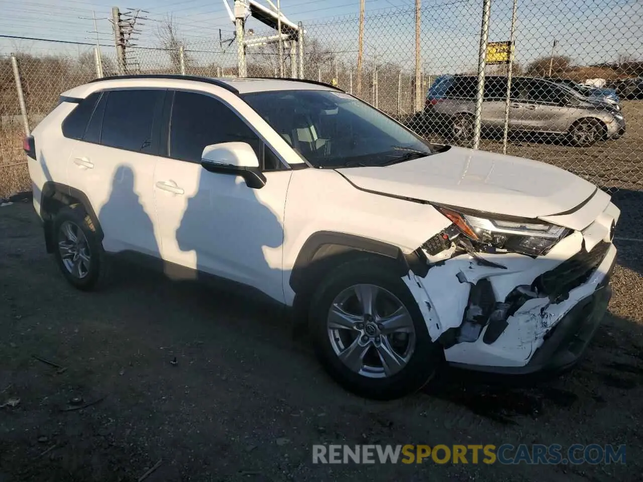 4 fotografías del automóvil dañado 2T3P1RFV3NC290693 TOYOTA RAV4 2022