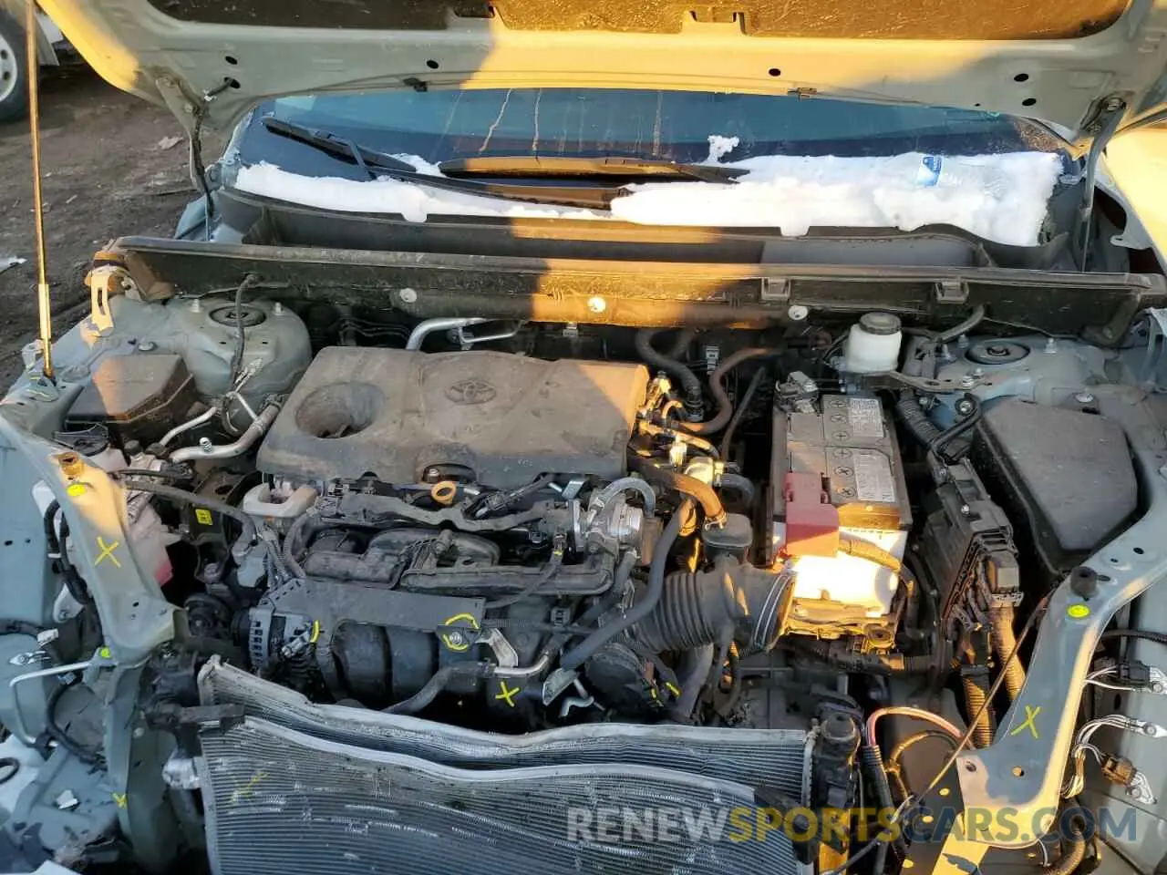 12 fotografías del automóvil dañado 2T3P1RFV3NW319060 TOYOTA RAV4 2022