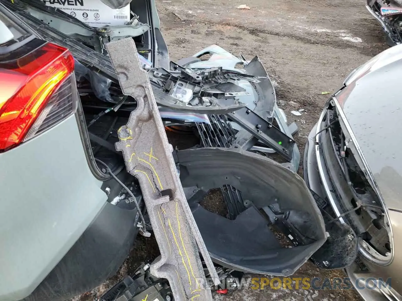 13 fotografías del automóvil dañado 2T3P1RFV3NW319060 TOYOTA RAV4 2022