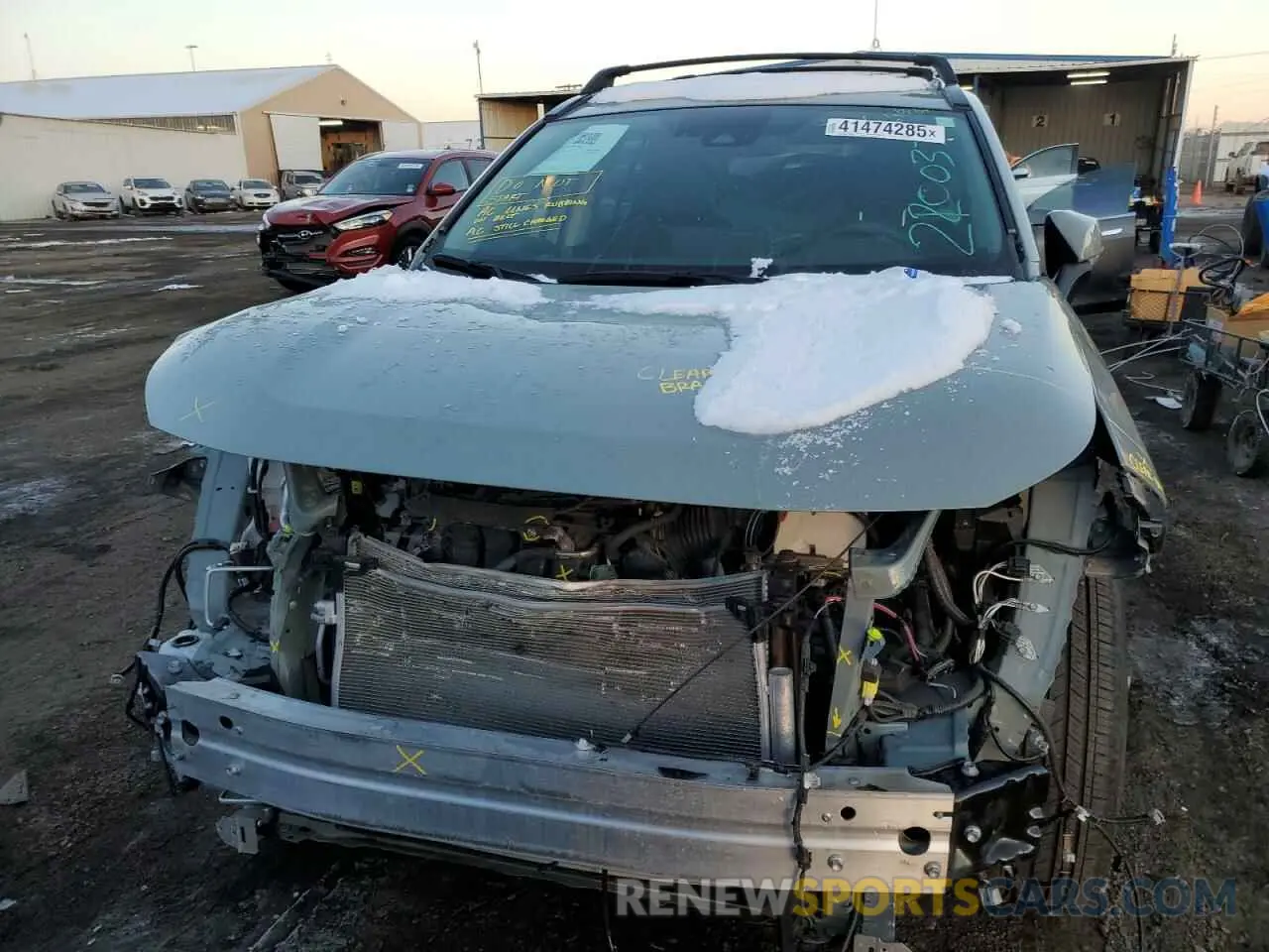 5 fotografías del automóvil dañado 2T3P1RFV3NW319060 TOYOTA RAV4 2022