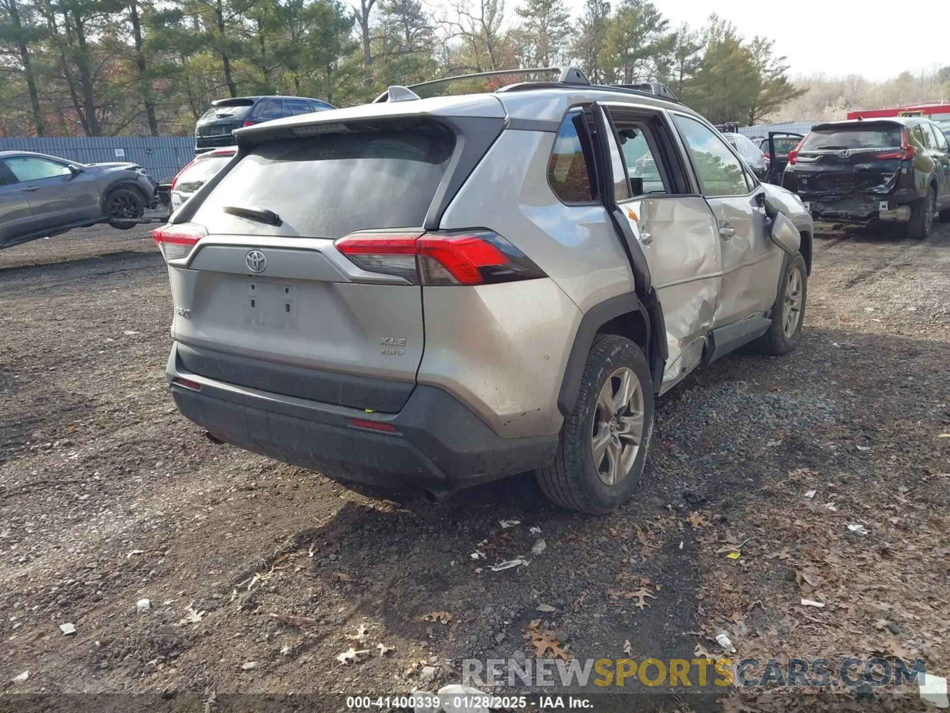 4 fotografías del automóvil dañado 2T3P1RFV4NC274485 TOYOTA RAV4 2022