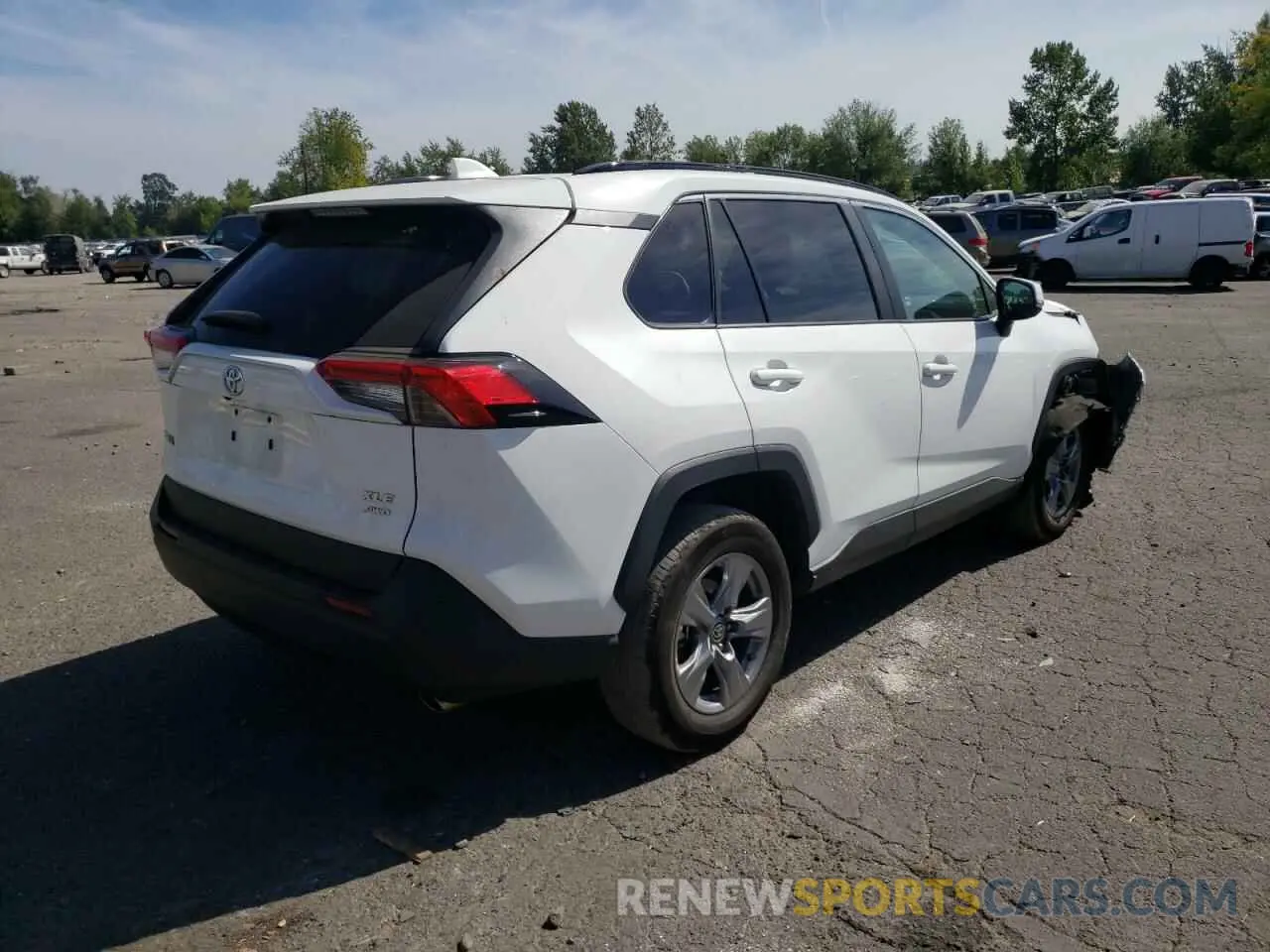4 fotografías del automóvil dañado 2T3P1RFV5NC261891 TOYOTA RAV4 2022