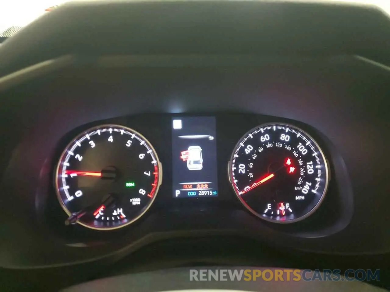 9 fotografías del automóvil dañado 2T3P1RFV5NC281574 TOYOTA RAV4 2022
