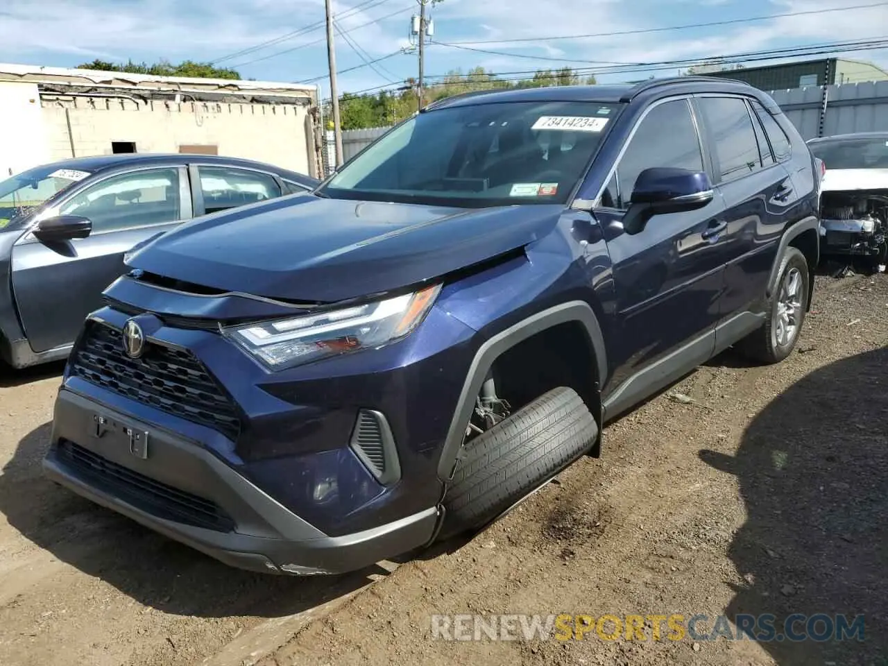 1 fotografías del automóvil dañado 2T3P1RFV5NW249125 TOYOTA RAV4 2022