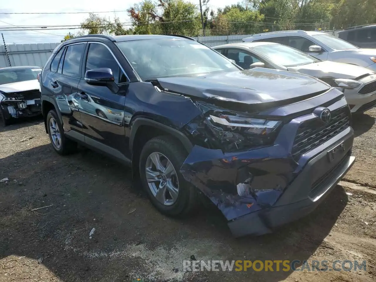 4 fotografías del automóvil dañado 2T3P1RFV5NW249125 TOYOTA RAV4 2022