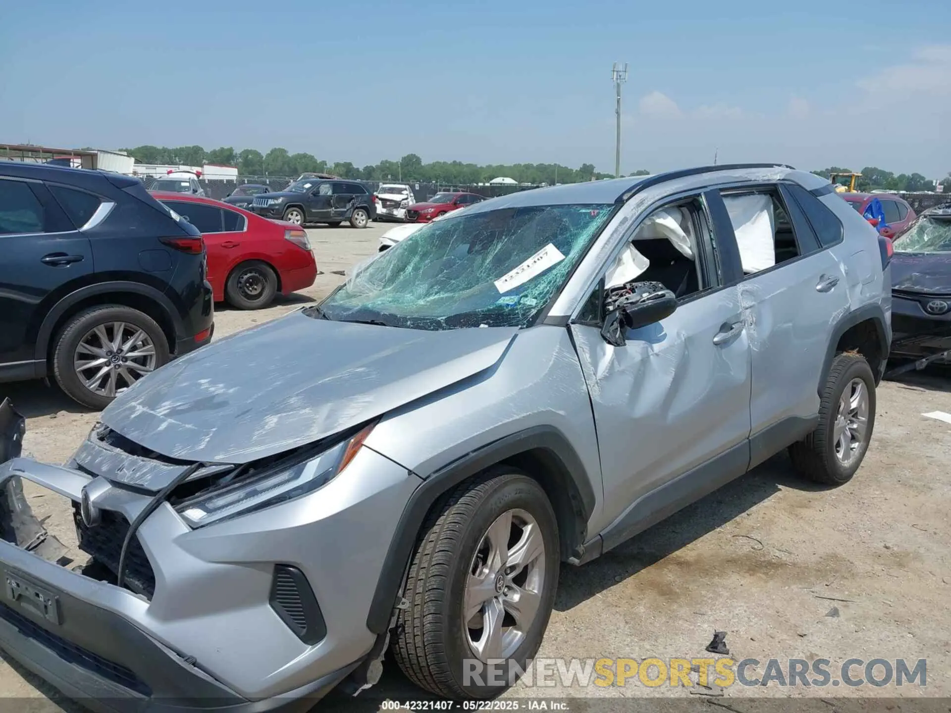 6 fotografías del automóvil dañado 2T3P1RFV5NW260495 TOYOTA RAV4 2022