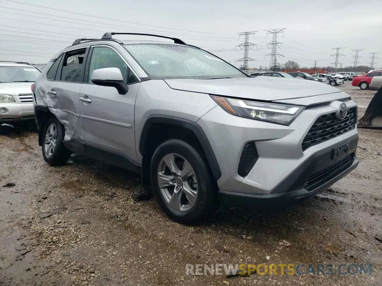 4 fotografías del automóvil dañado 2T3P1RFV5NW260805 TOYOTA RAV4 2022