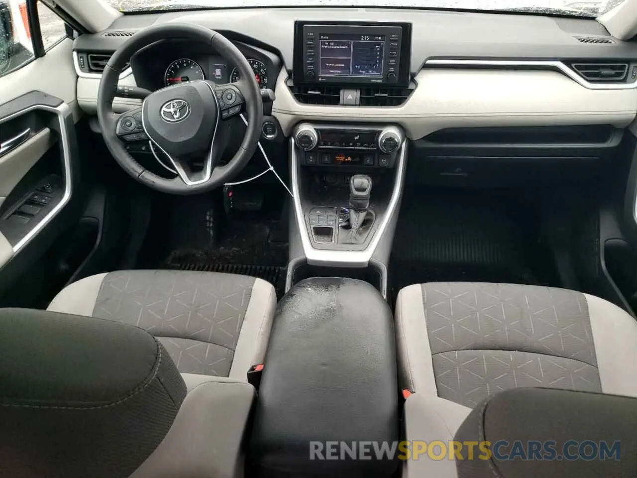 8 fotografías del automóvil dañado 2T3P1RFV5NW260805 TOYOTA RAV4 2022