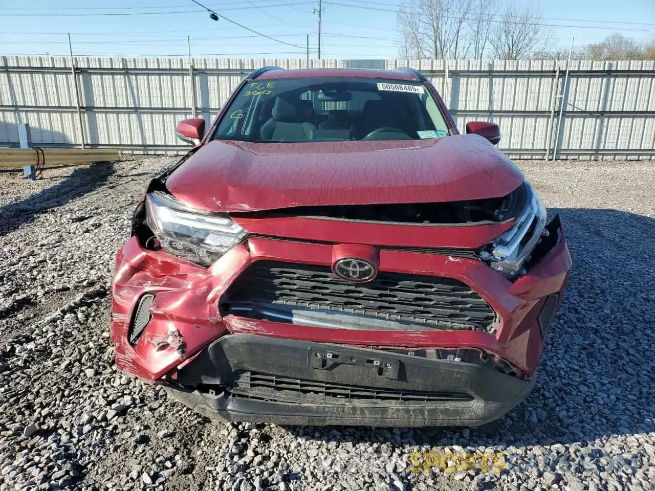 5 fotografías del automóvil dañado 2T3P1RFV5NW323000 TOYOTA RAV4 2022