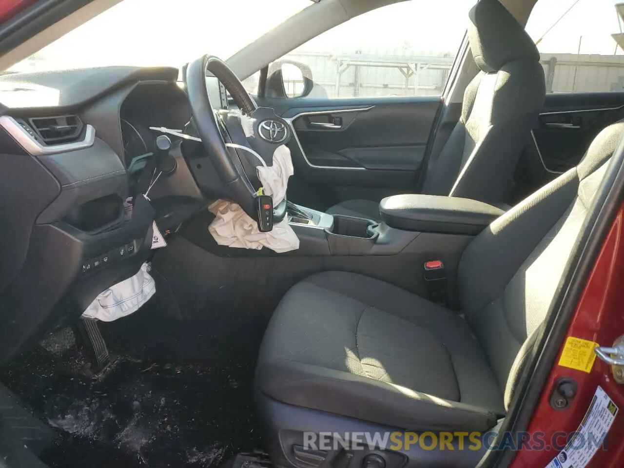 7 fotografías del automóvil dañado 2T3P1RFV5NW323000 TOYOTA RAV4 2022
