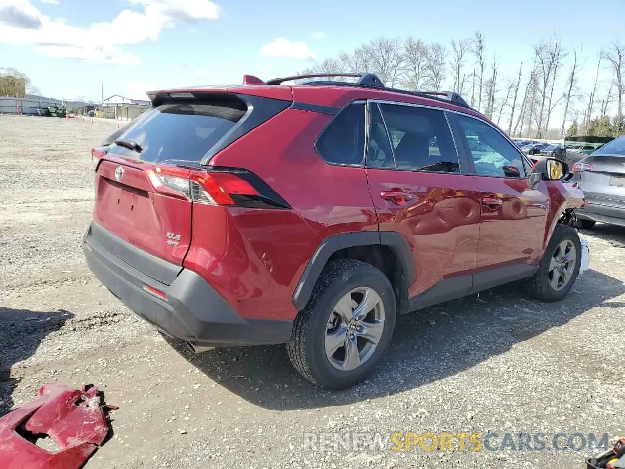 3 fotografías del automóvil dañado 2T3P1RFV6NW256570 TOYOTA RAV4 2022