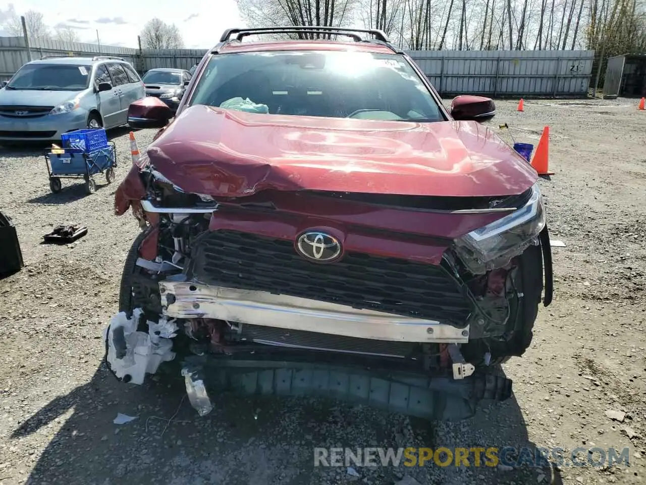 5 fotografías del automóvil dañado 2T3P1RFV6NW256570 TOYOTA RAV4 2022