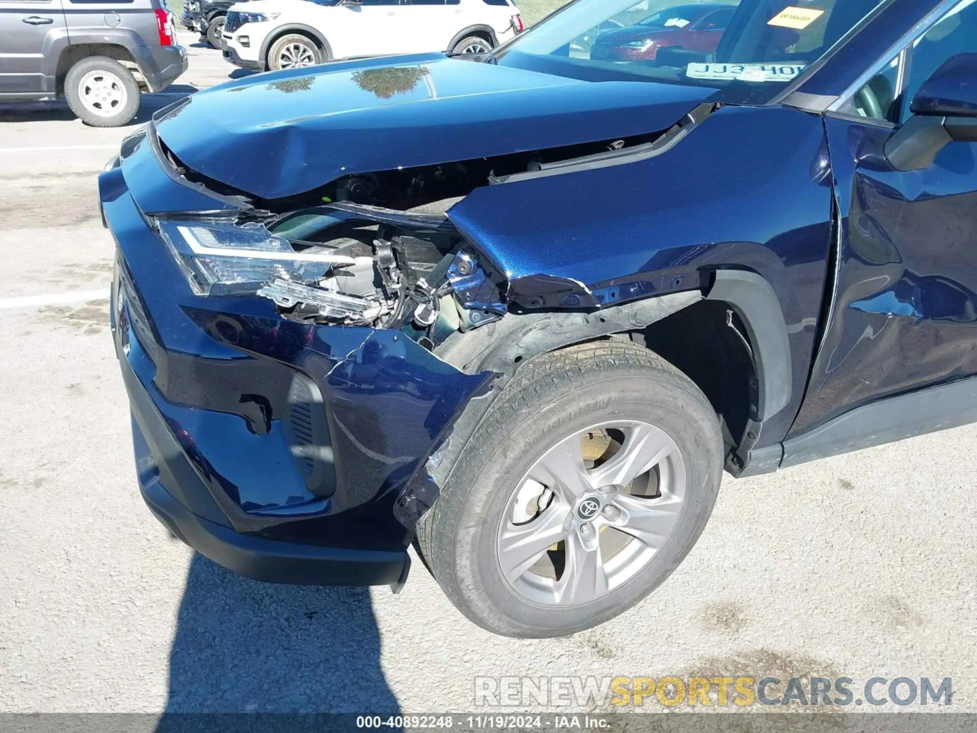 6 fotografías del automóvil dañado 2T3P1RFV6NW263339 TOYOTA RAV4 2022