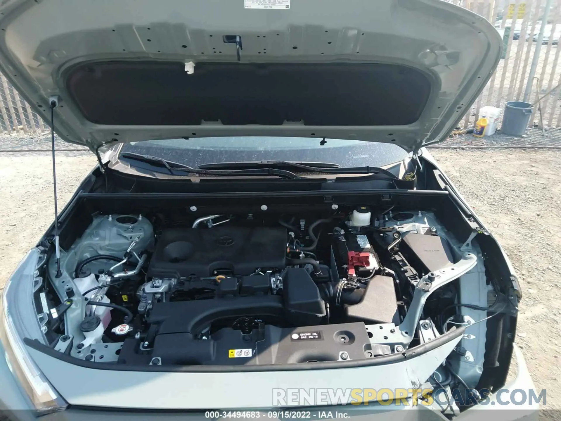 10 fotografías del automóvil dañado 2T3P1RFV6NW270808 TOYOTA RAV4 2022