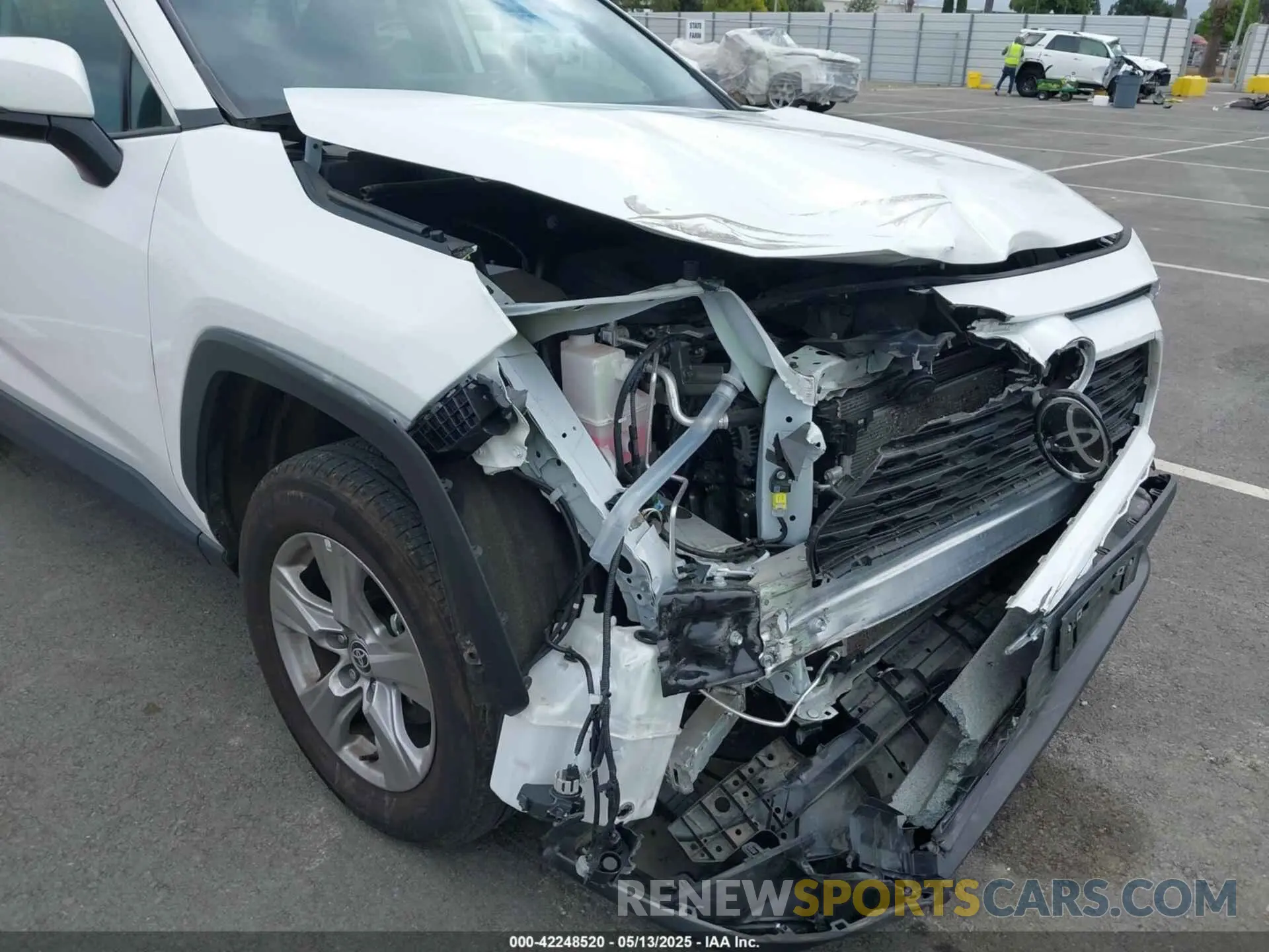 6 fotografías del automóvil dañado 2T3P1RFV6NW315780 TOYOTA RAV4 2022