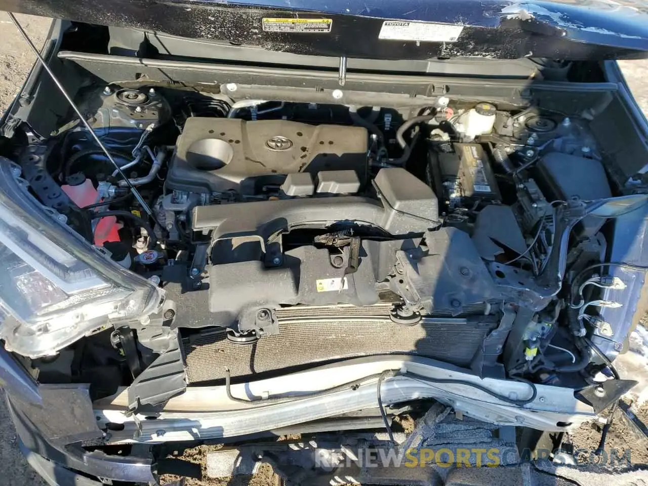 12 fotografías del automóvil dañado 2T3P1RFV7NW263592 TOYOTA RAV4 2022