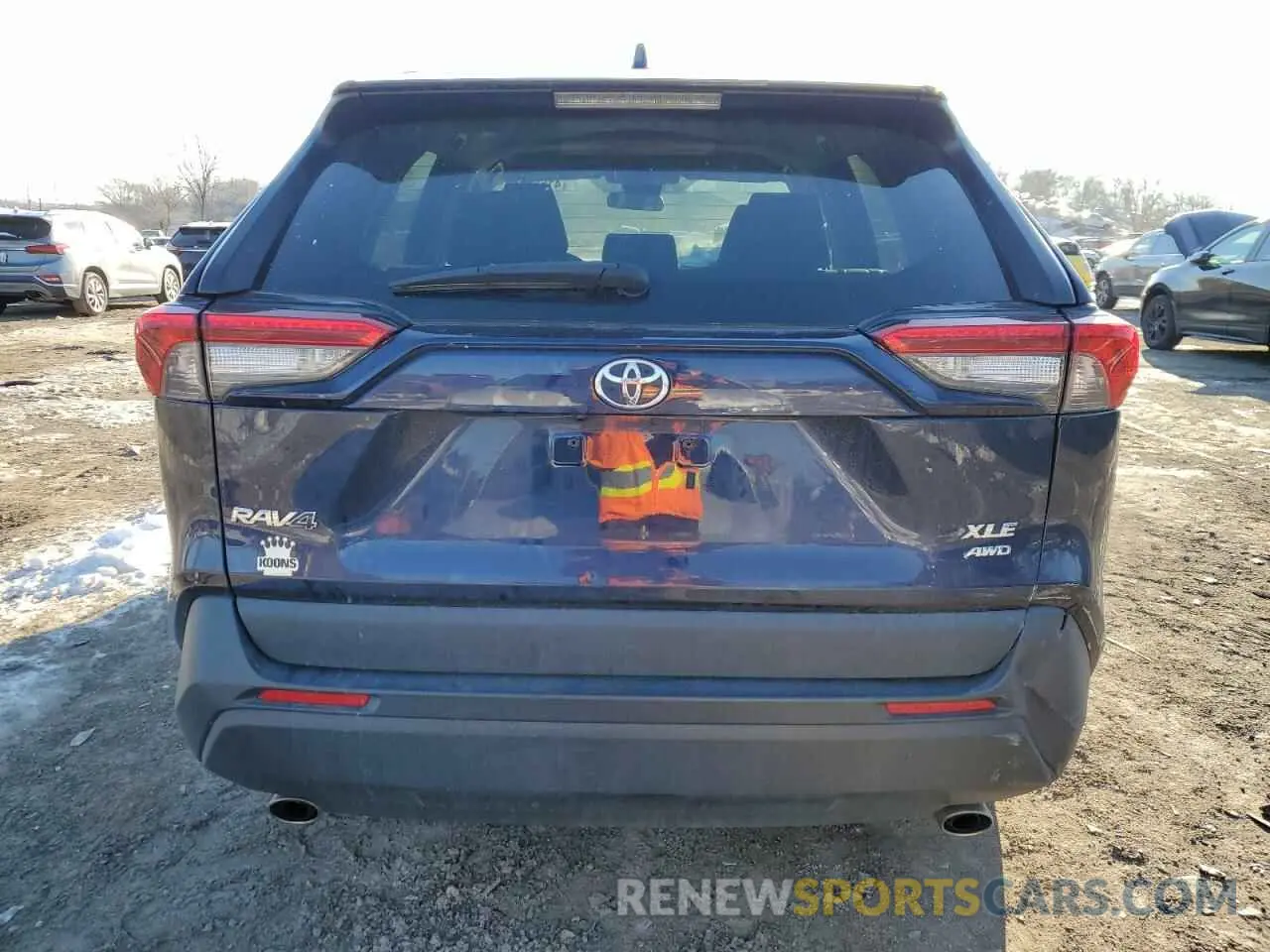 6 fotografías del automóvil dañado 2T3P1RFV7NW263592 TOYOTA RAV4 2022