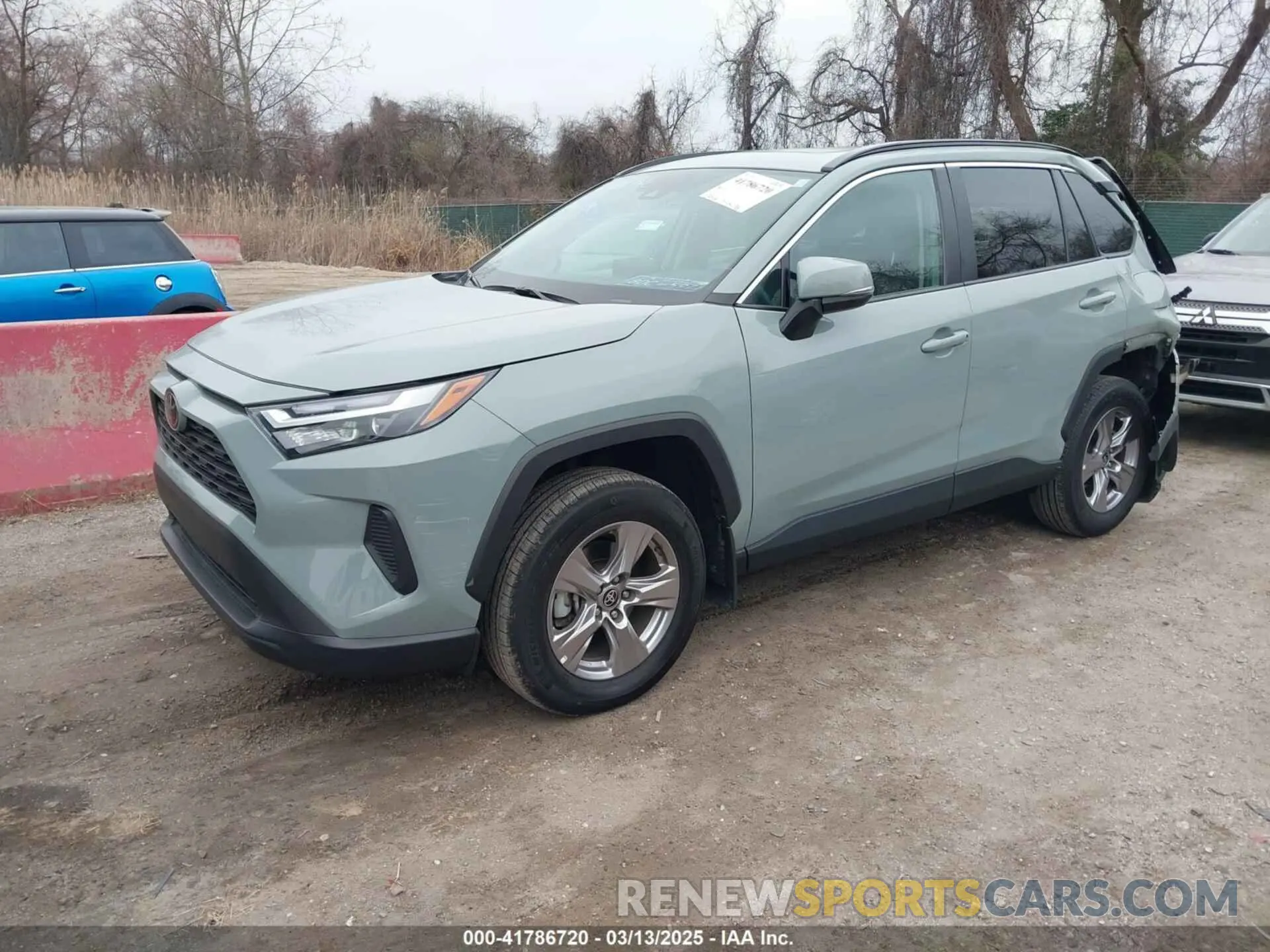 2 fotografías del automóvil dañado 2T3P1RFV7NW294423 TOYOTA RAV4 2022