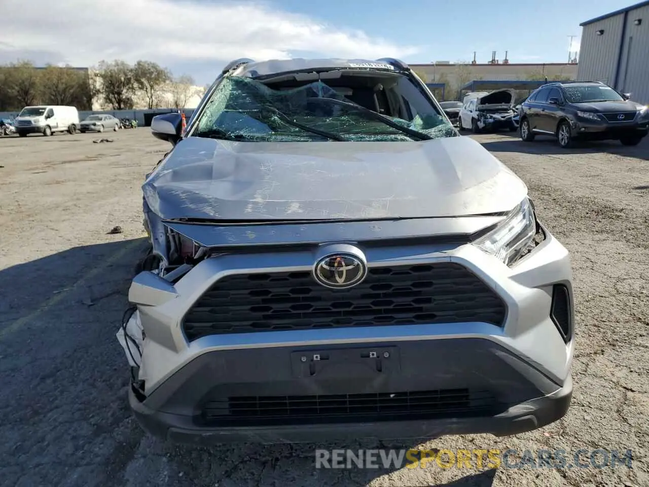 5 fotografías del automóvil dañado 2T3P1RFV7NW295765 TOYOTA RAV4 2022