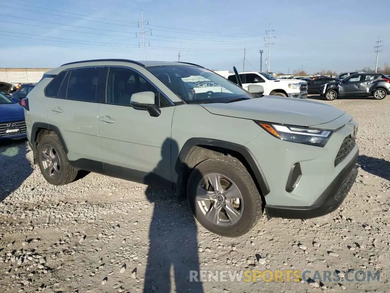 4 fotografías del automóvil dañado 2T3P1RFV8NW260149 TOYOTA RAV4 2022