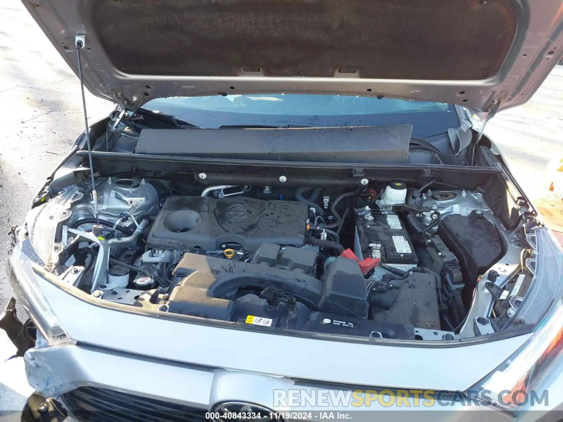 10 fotografías del automóvil dañado 2T3P1RFV8NW286539 TOYOTA RAV4 2022