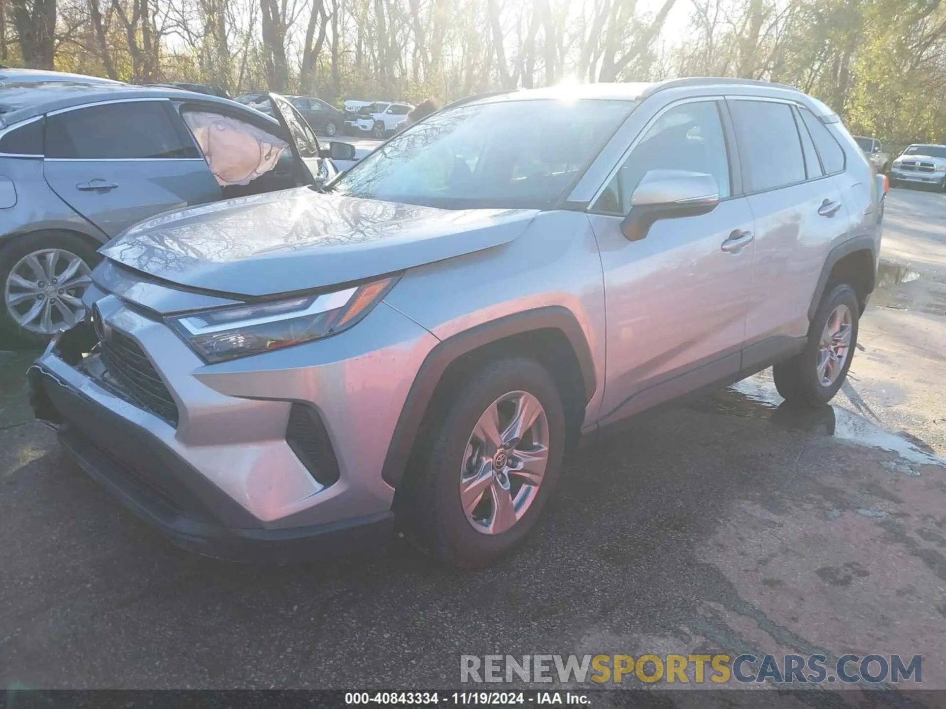 2 fotografías del automóvil dañado 2T3P1RFV8NW286539 TOYOTA RAV4 2022