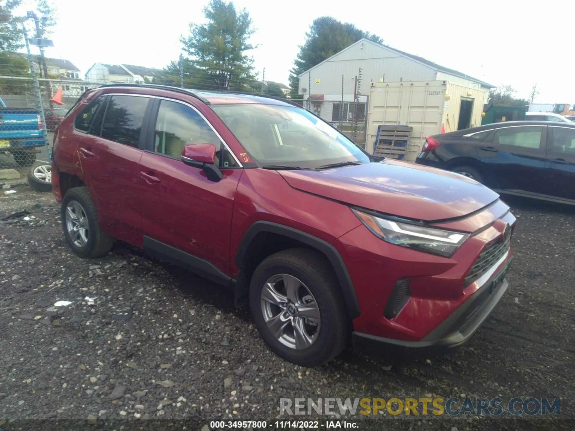 1 fotografías del automóvil dañado 2T3P1RFV8NW287447 TOYOTA RAV4 2022