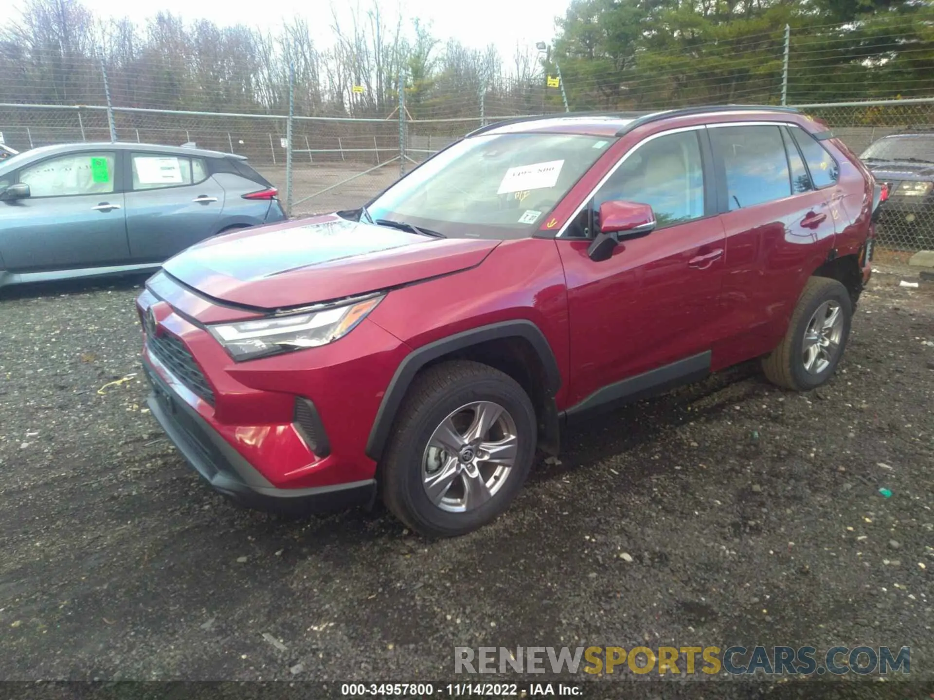 2 fotografías del automóvil dañado 2T3P1RFV8NW287447 TOYOTA RAV4 2022