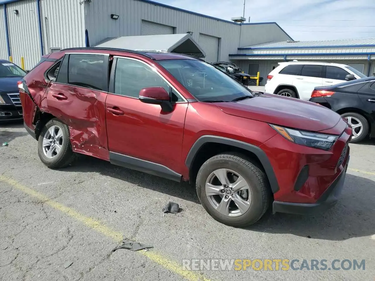 4 fotografías del automóvil dañado 2T3P1RFV9NW274321 TOYOTA RAV4 2022