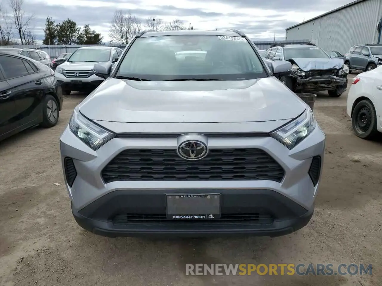 5 fotografías del automóvil dañado 2T3R1RFV5NC286637 TOYOTA RAV4 2022