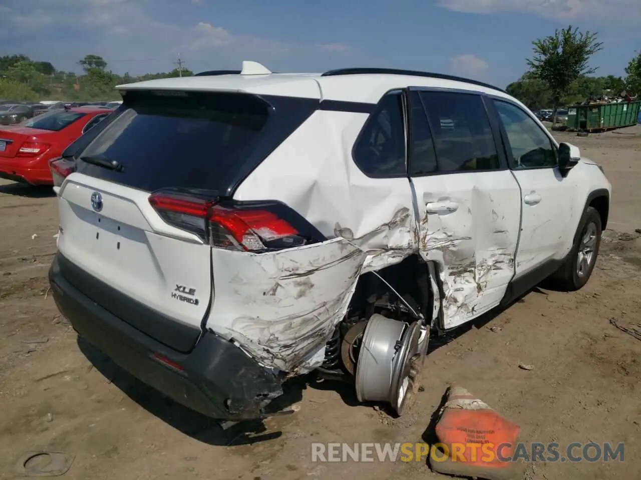 9 fotografías del automóvil dañado 2T3RWRFV2NW134105 TOYOTA RAV4 2022