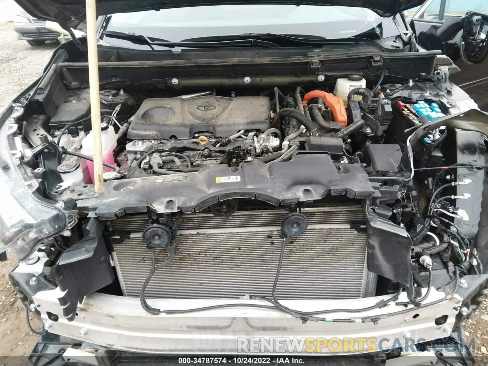 10 fotografías del automóvil dañado 2T3RWRFV2NW135965 TOYOTA RAV4 2022