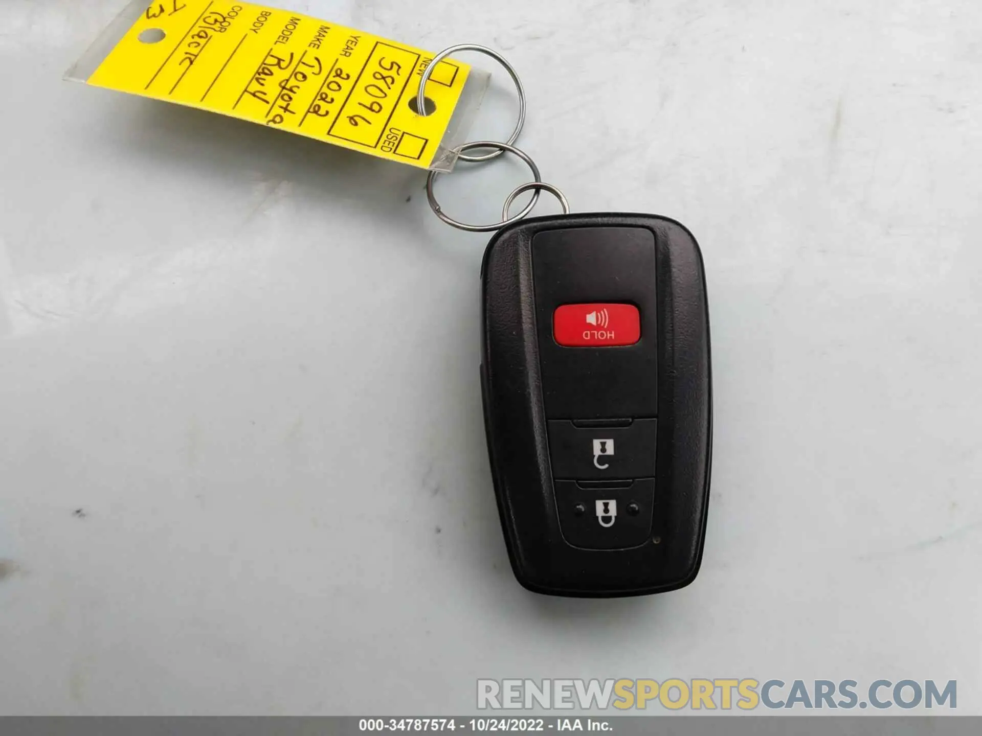 11 fotografías del automóvil dañado 2T3RWRFV2NW135965 TOYOTA RAV4 2022