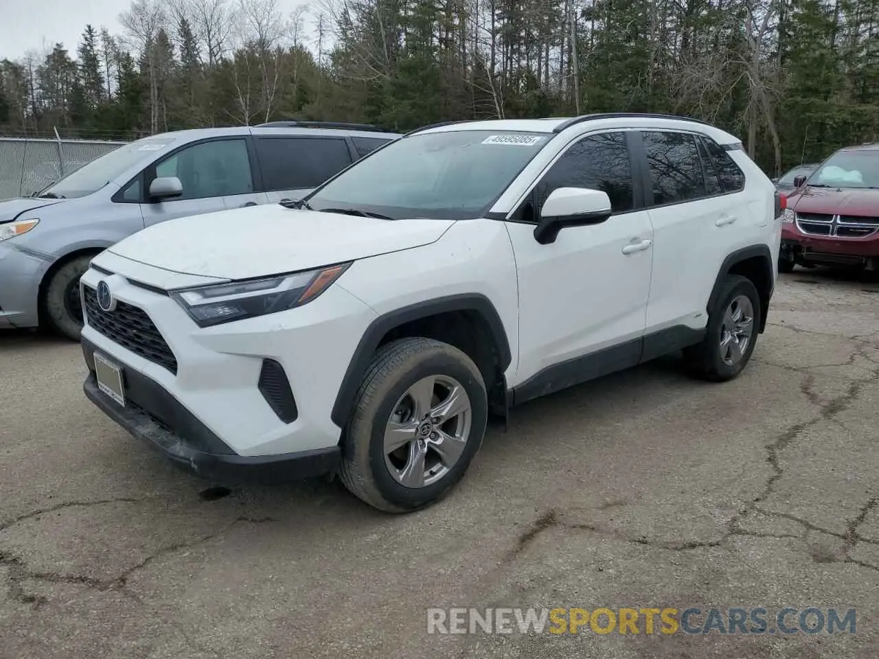 1 fotografías del automóvil dañado 2T3RWRFV3NW140608 TOYOTA RAV4 2022