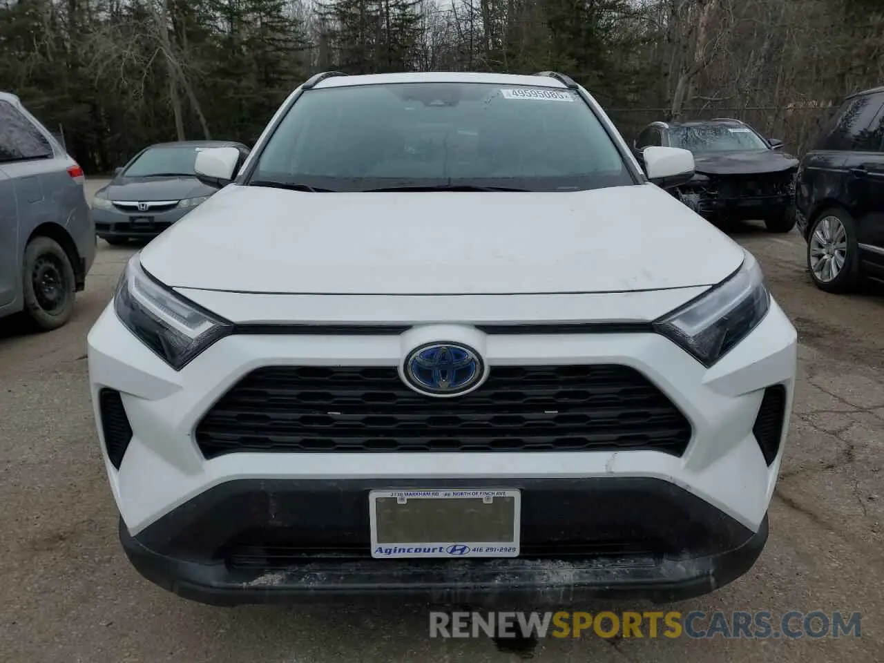 5 fotografías del automóvil dañado 2T3RWRFV3NW140608 TOYOTA RAV4 2022
