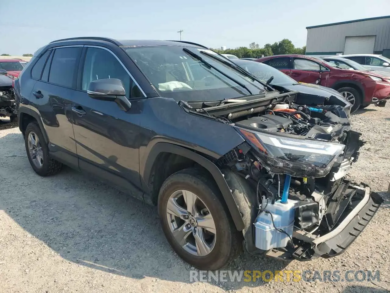 4 fotografías del automóvil dañado 2T3RWRFV4NW133389 TOYOTA RAV4 2022