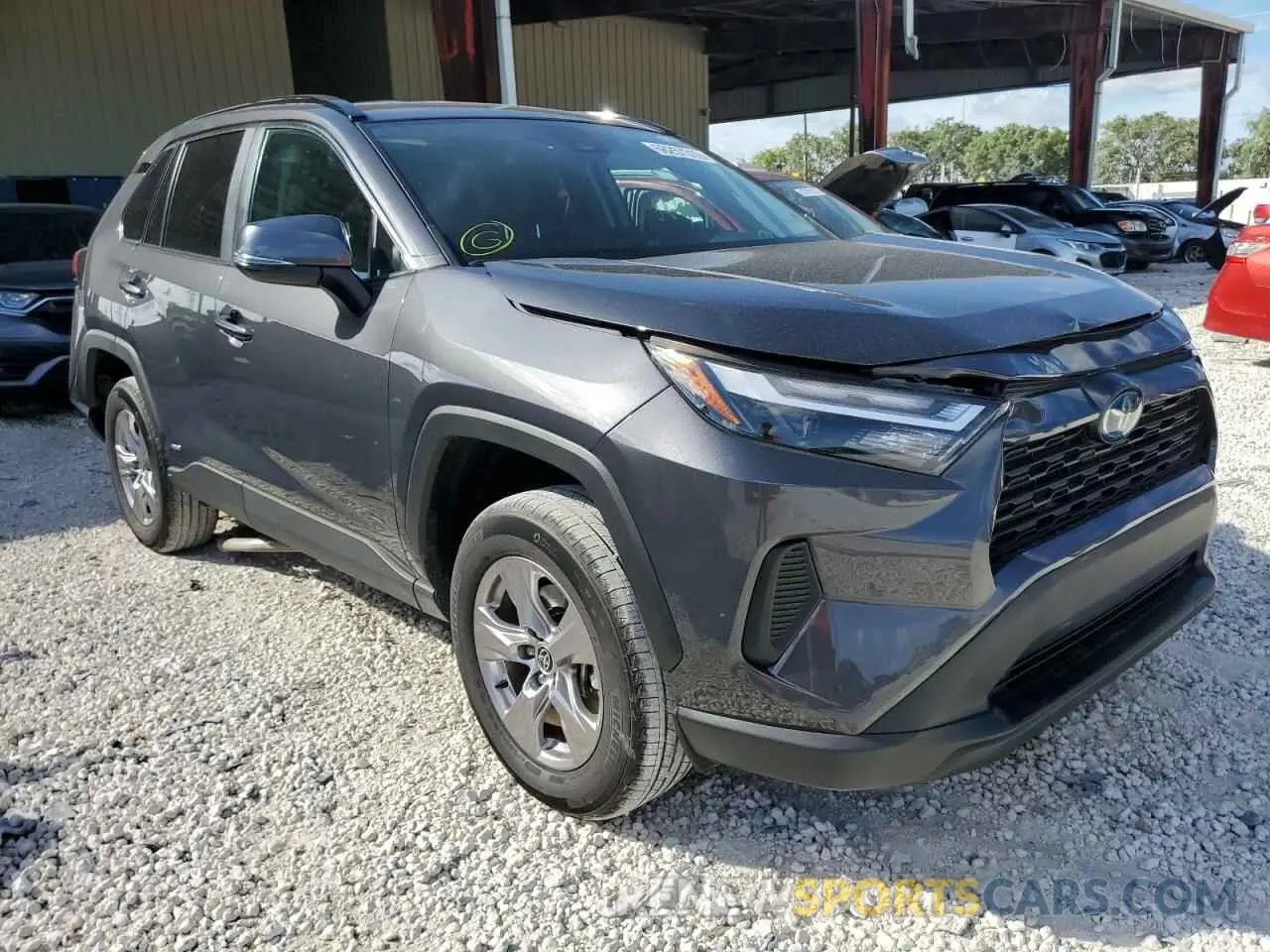 1 fotografías del automóvil dañado 2T3RWRFVXNW134224 TOYOTA RAV4 2022