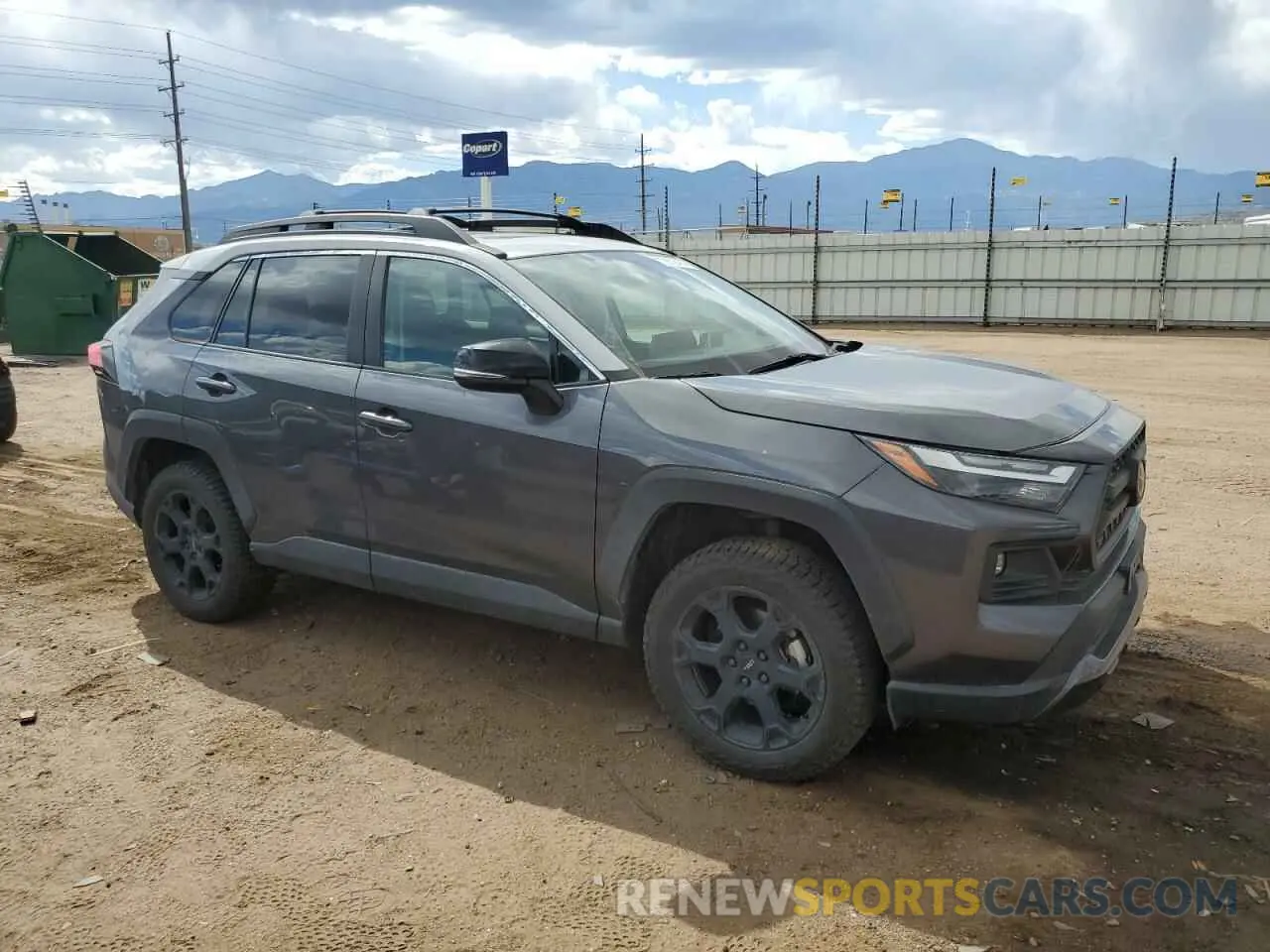 4 fotografías del automóvil dañado 2T3S1RFV5NW254979 TOYOTA RAV4 2022