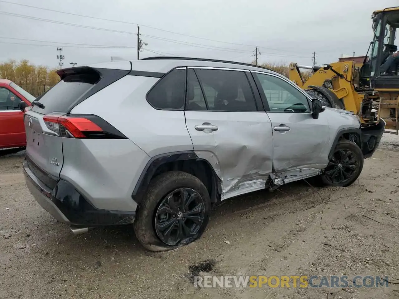3 fotografías del automóvil dañado 2T3T6RFV0NW032744 TOYOTA RAV4 2022