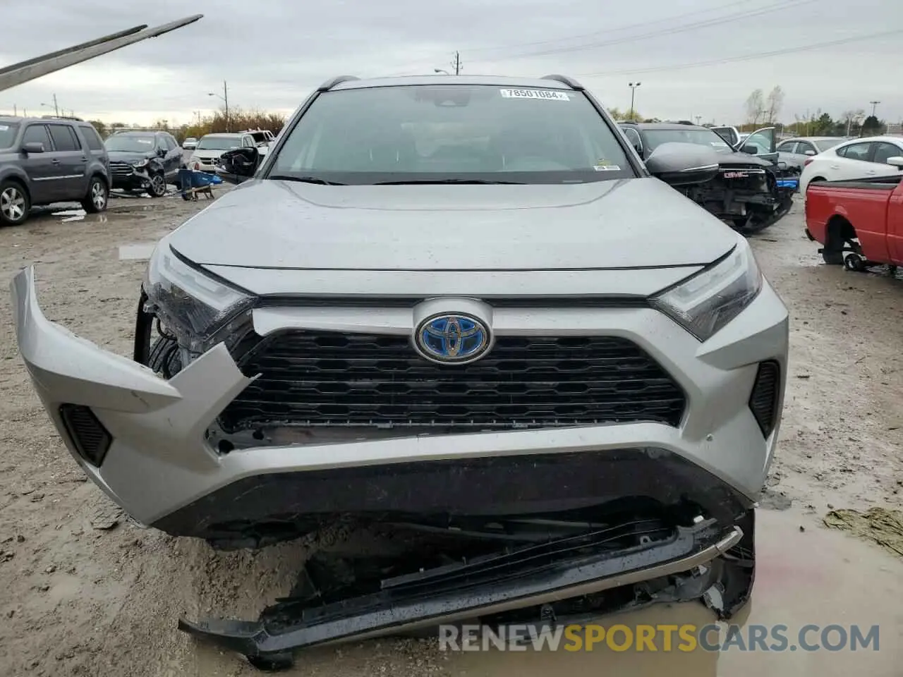 5 fotografías del automóvil dañado 2T3T6RFV0NW032744 TOYOTA RAV4 2022