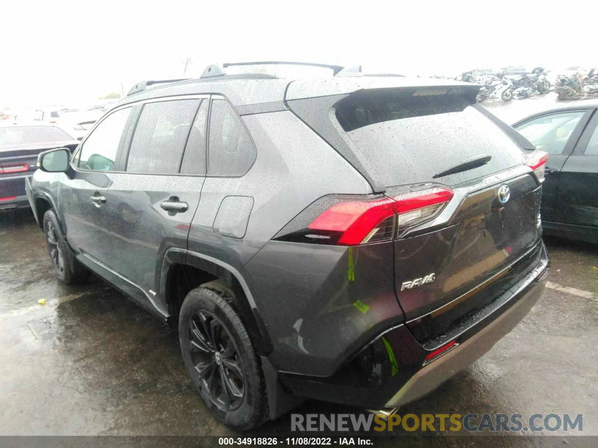 3 fotografías del automóvil dañado 2T3T6RFV1NW031666 TOYOTA RAV4 2022