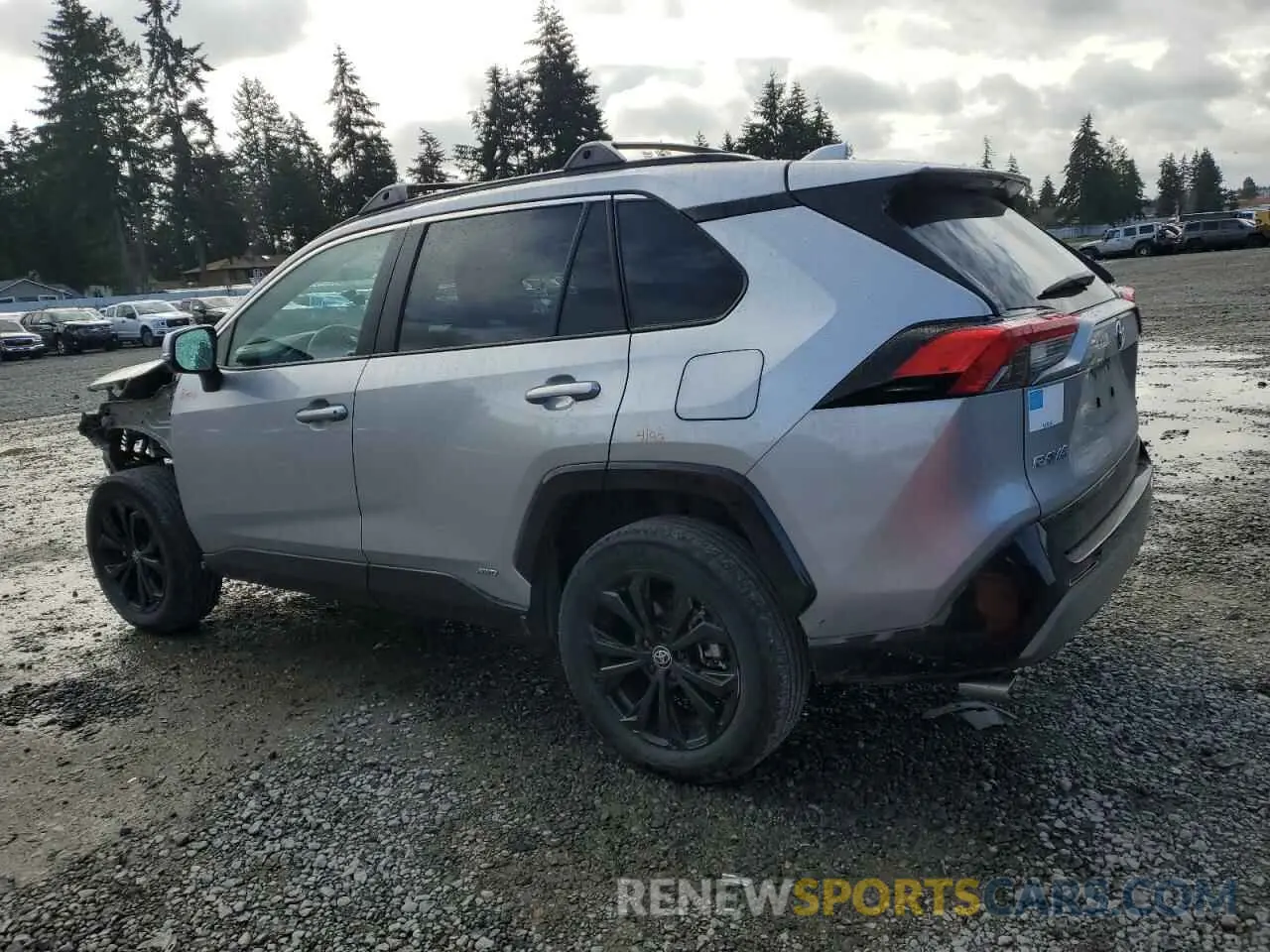 2 fotografías del automóvil dañado 2T3T6RFV4NW031435 TOYOTA RAV4 2022