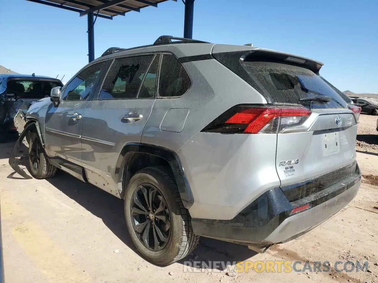 2 fotografías del automóvil dañado 2T3T6RFV8NW032460 TOYOTA RAV4 2022