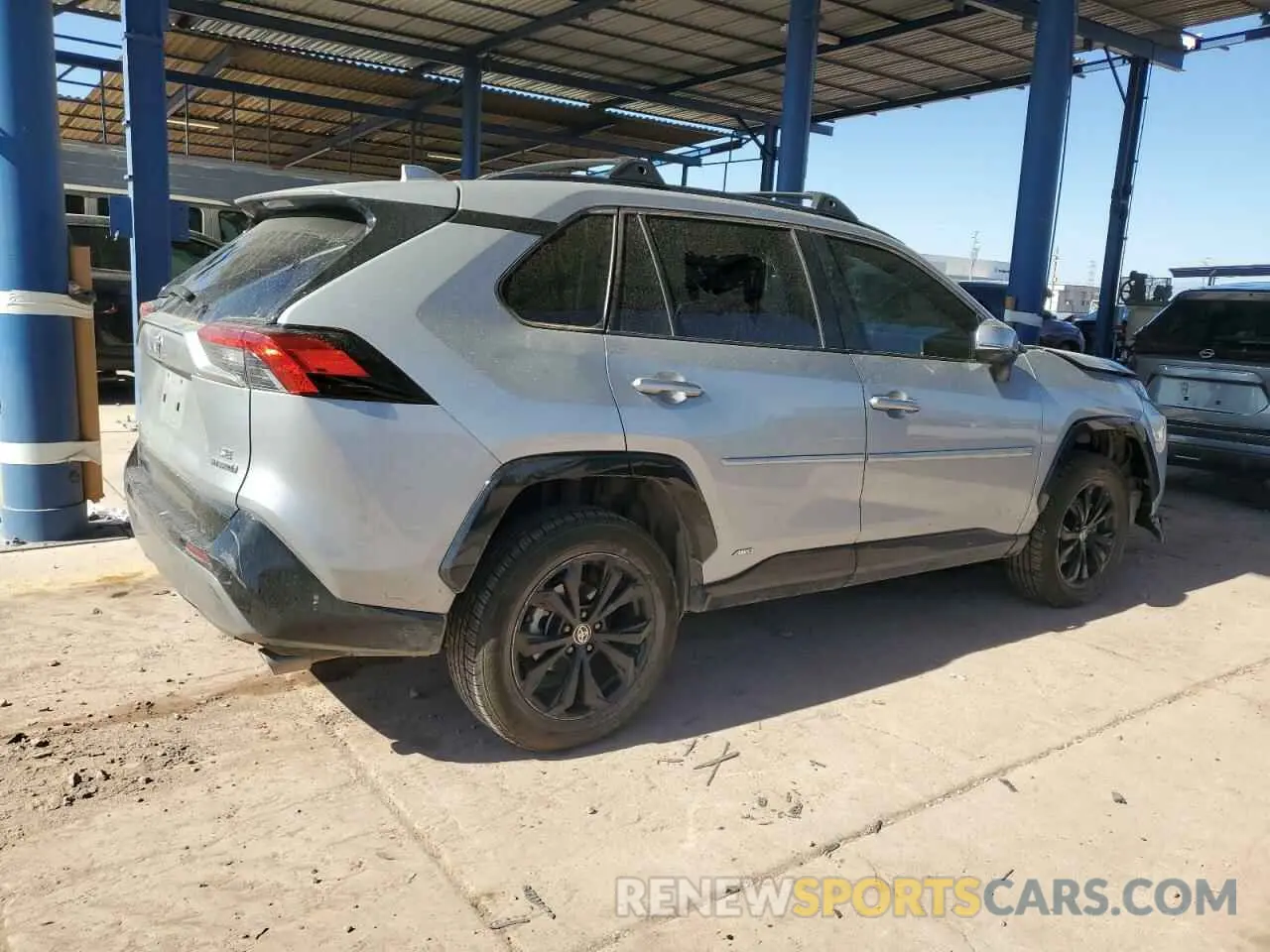 3 fotografías del automóvil dañado 2T3T6RFV8NW032460 TOYOTA RAV4 2022