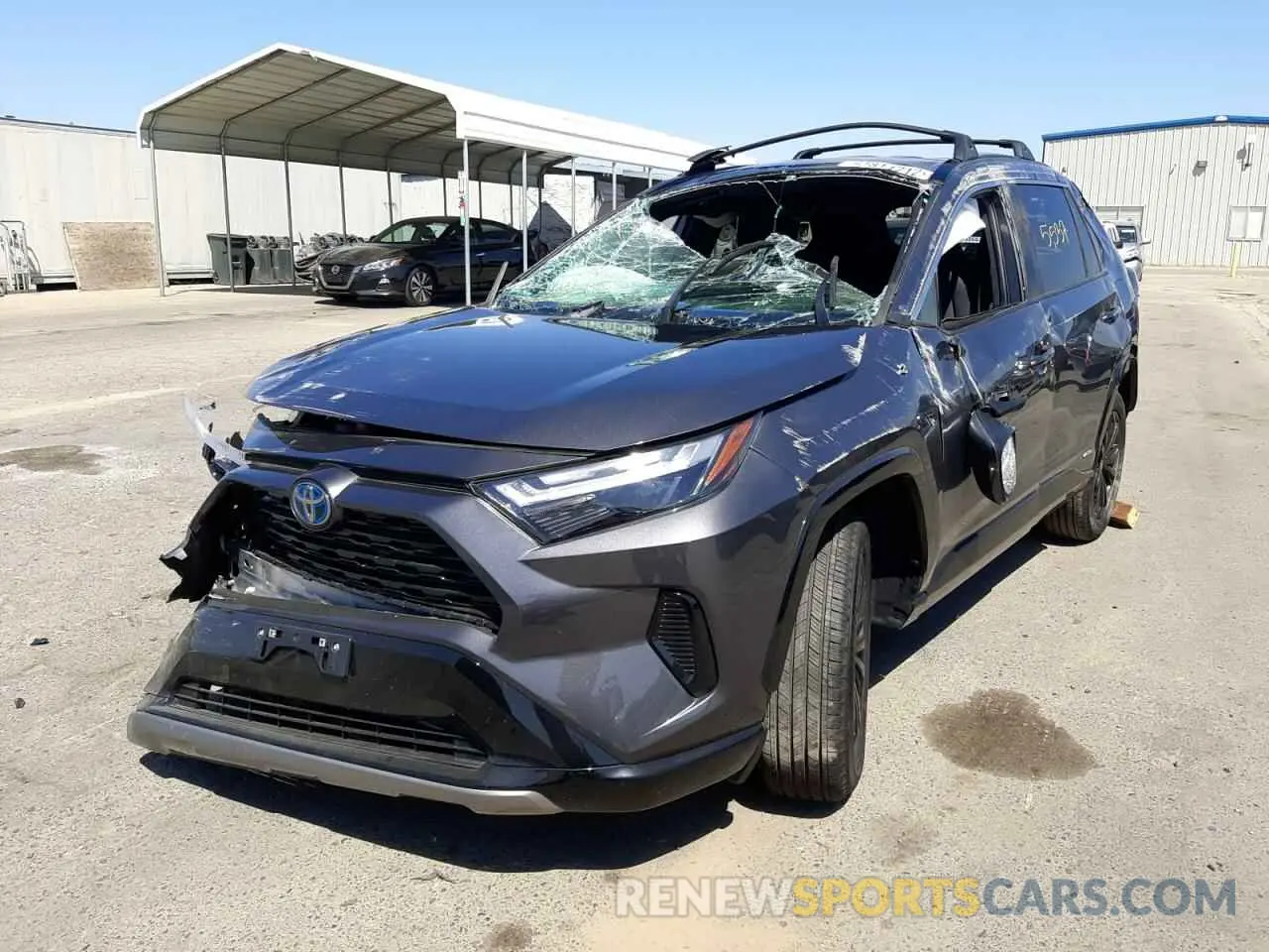 2 fotografías del automóvil dañado 2T3T6RFVXNW030502 TOYOTA RAV4 2022
