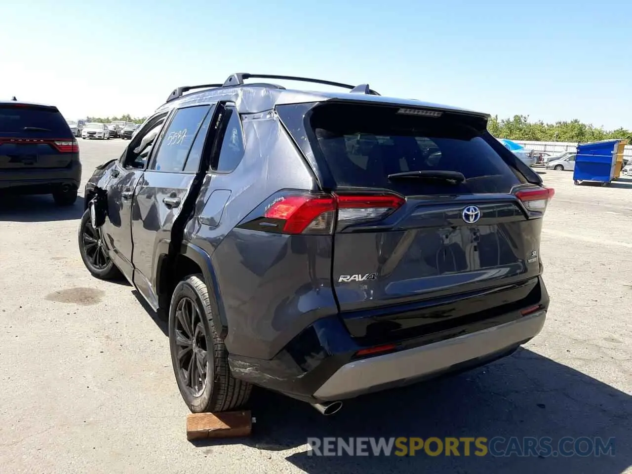 3 fotografías del automóvil dañado 2T3T6RFVXNW030502 TOYOTA RAV4 2022