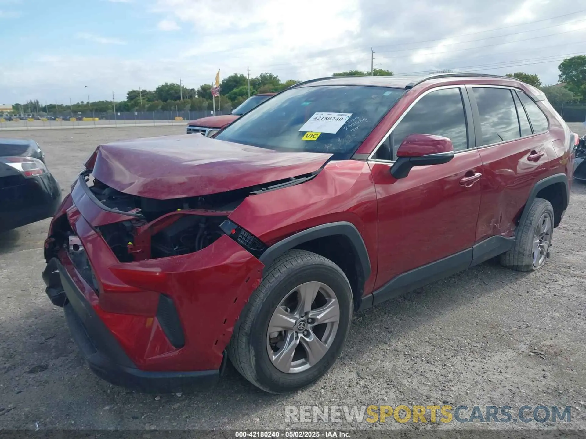 2 fotografías del automóvil dañado 2T3W1RFV0NW232535 TOYOTA RAV4 2022