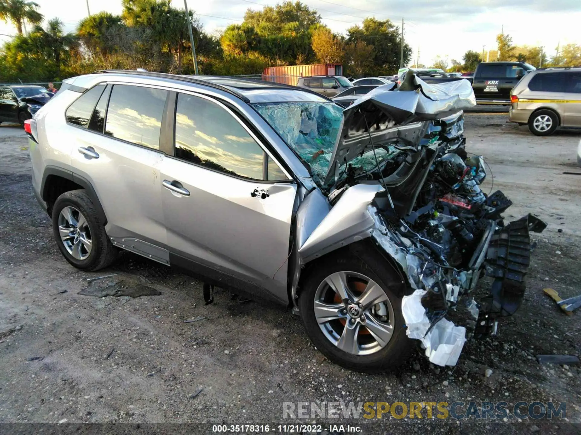 1 fotografías del automóvil dañado 2T3W1RFV1NC196212 TOYOTA RAV4 2022
