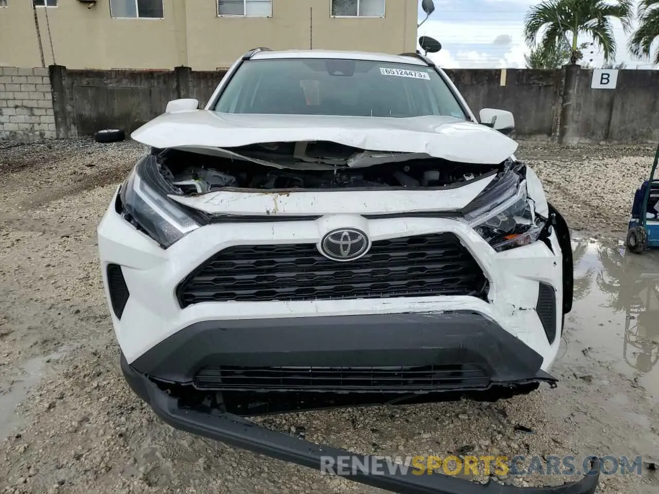 5 fotografías del automóvil dañado 2T3W1RFV2NC175742 TOYOTA RAV4 2022